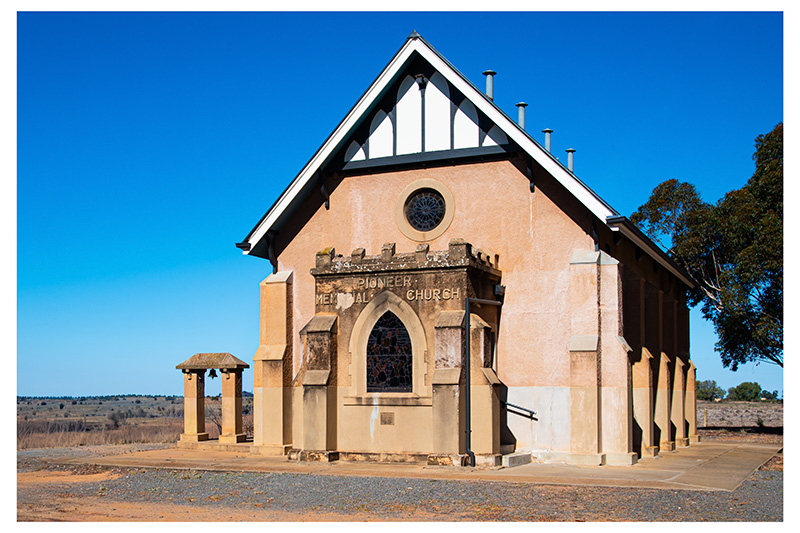 Gunbar Pioneer Memorial Church – Fine Art Print
