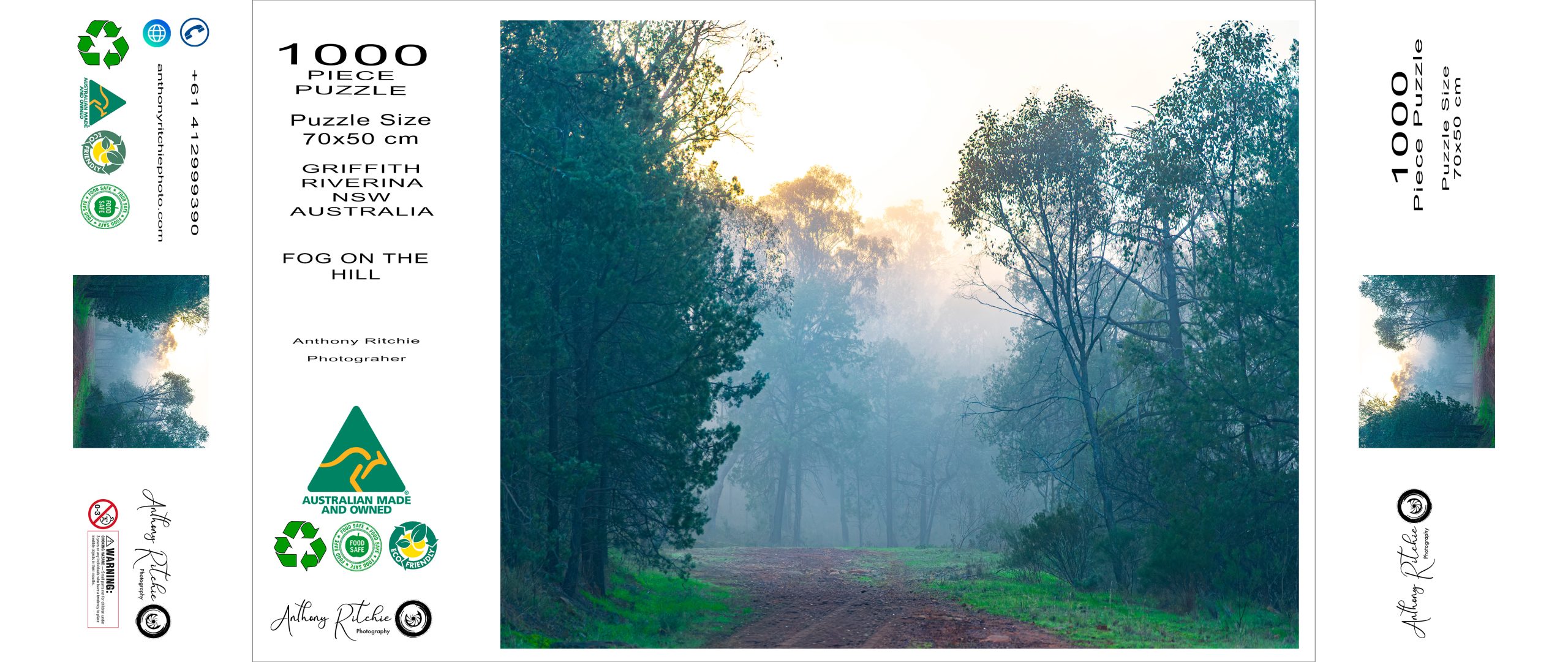 Fog On The Hill NSW – 1000 pc Jigsaw Puzzle